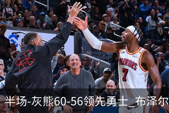 半场-灰熊60-56领先勇士 布泽尔14+5 波杰姆斯基11分 库里10分